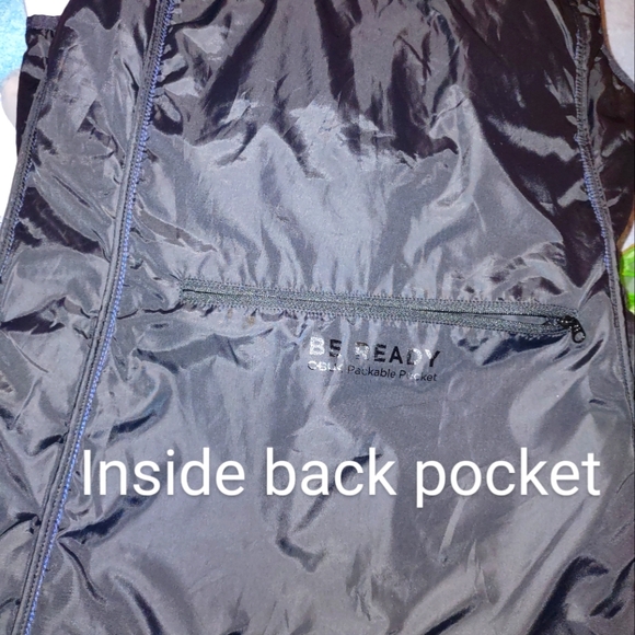 Cutter & Buck, C-BU< , WestRock Sleeveless Vest Jacket, size S/P, Blue & Back - Picture 11 of 13